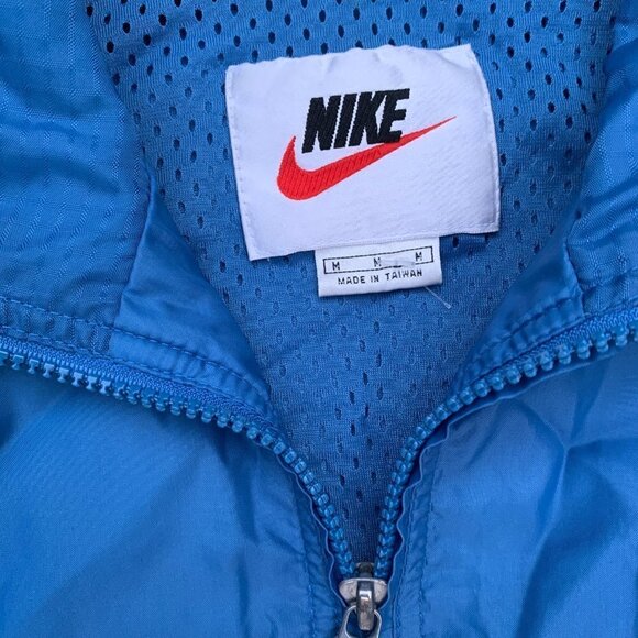 Vintage 90s Nike Jacket Varisty Blue Medium - Picture 8 of 8